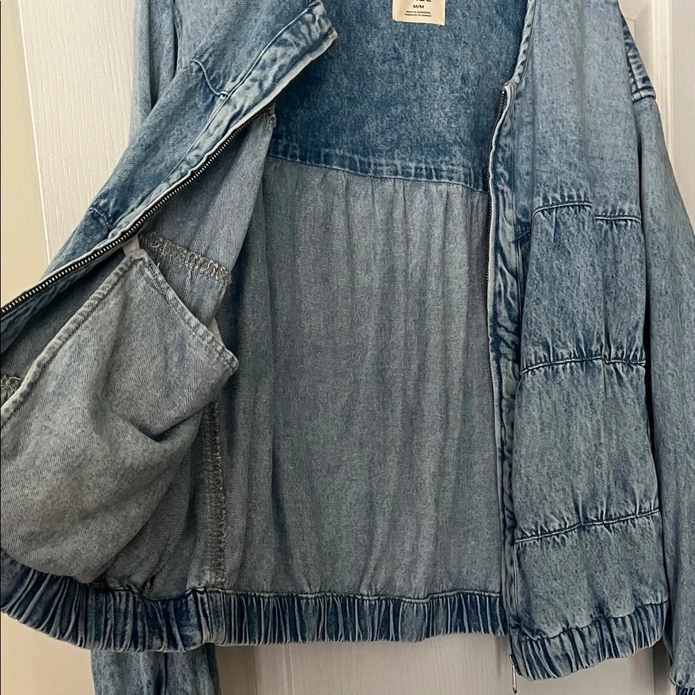 We The Free Sky Blue Jean Jacket - Picture 3 of 5